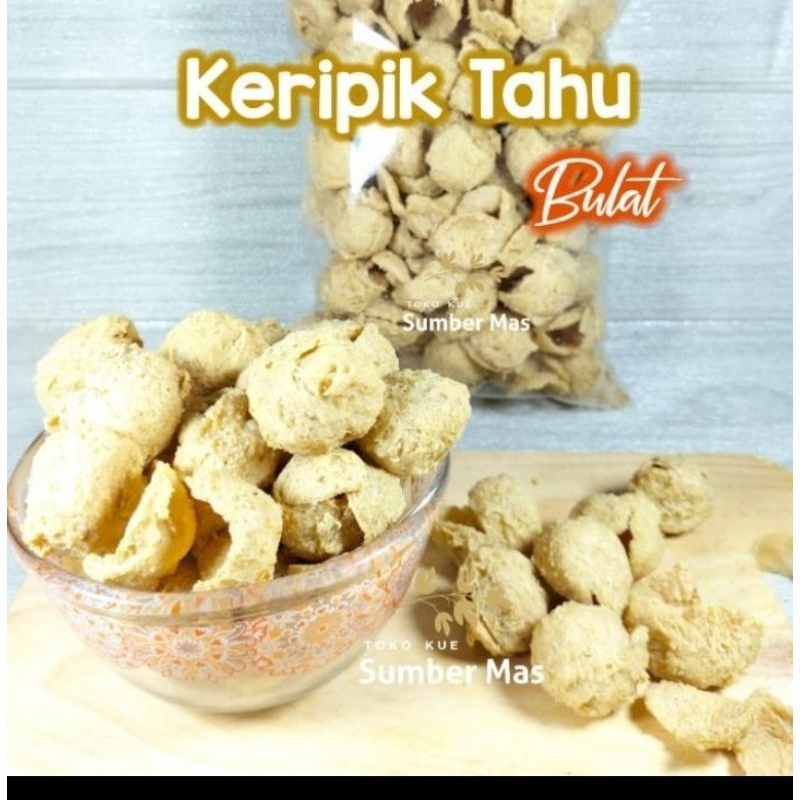 

Keripik Tahu Bulat/Kulit Tahu Walik Ekonomis 130gr