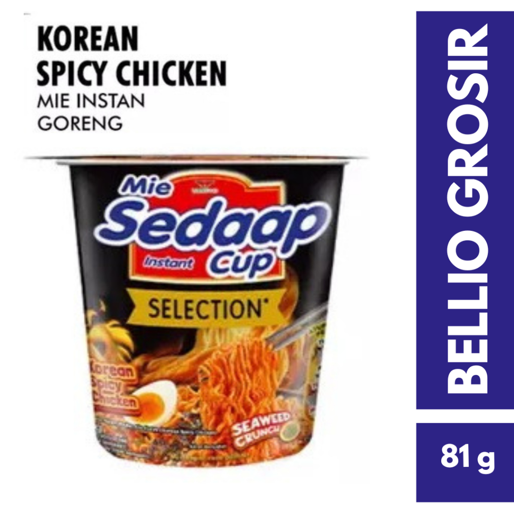 

Sedaap Mie Instan Cup Korean Spicy Chicken 81 gr