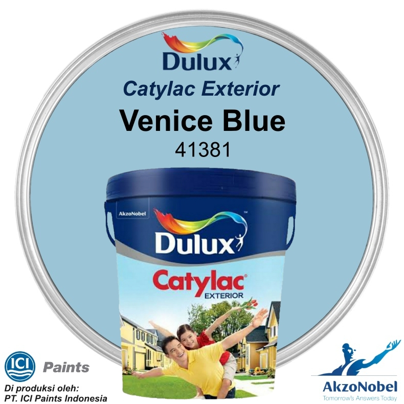 CAT DULUX CATYLAC EXTERIOR 25 KG - VENICE BLUE 41381