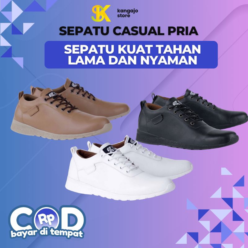 Sepatu Casual Pria kuat tahan lama dan nyaman