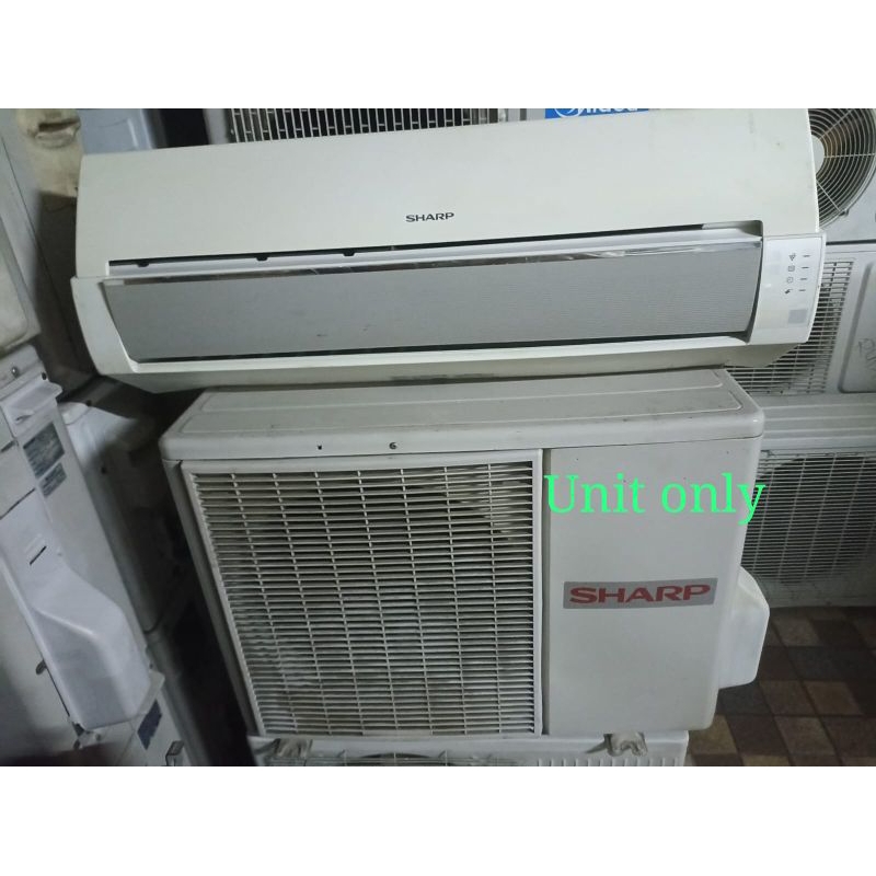 AC SHARP 1/2PK - 1PK R 22 Second Bekas UNIT ONLY