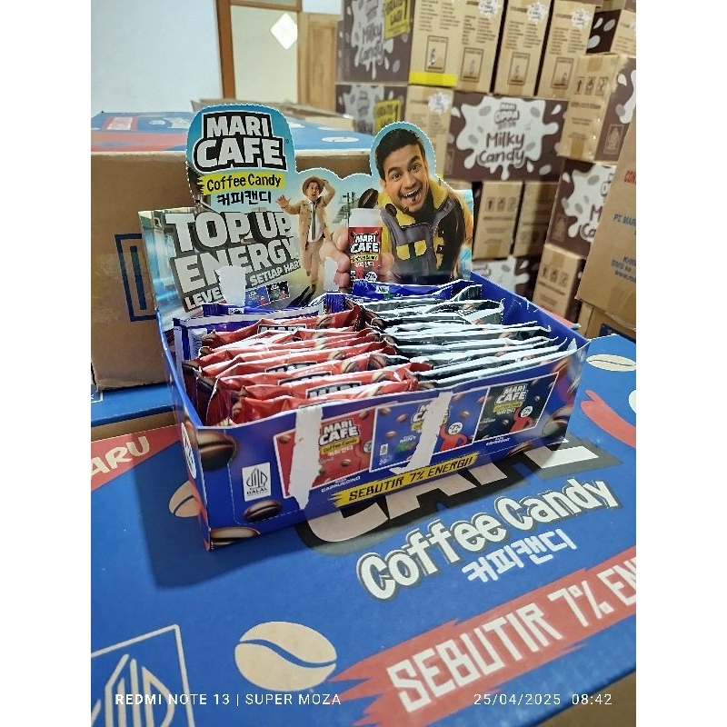 

PROMO - MARICAFE PERMEN KOPI, 1 BOX GRATIS 4 PCS,