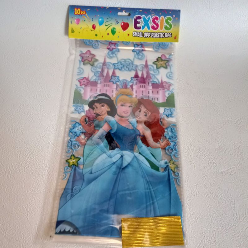 

isi 10 plastik Snack ulang tahun | UK 25x50 | opp transparan | karakter C