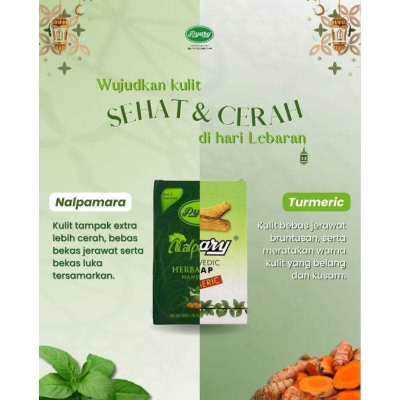 PYARY Tumeric Nalpamara - Sabun Arab Original 100% BPOM - Paket isi 12 LUSINAN / GROSIR