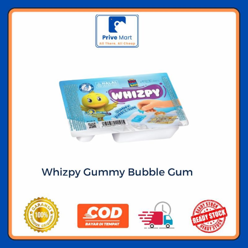 

Whizpy Gummy Bubble Gum 22g Prive Mart