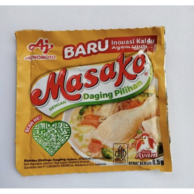 

Masako Ayam per Sachet 8,5gr