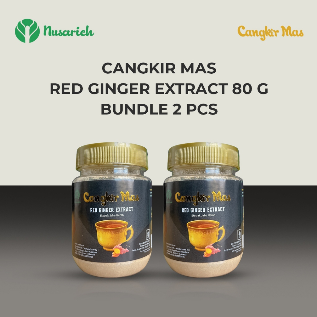 

CANGKIR MAS Jahe Merah Ekstrak 80 Gram Bundling 2pcs