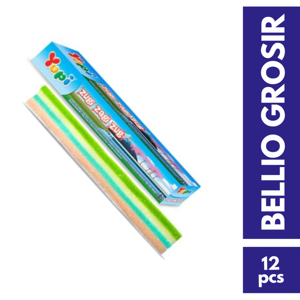 

Permen Yupi Zugi Zagi Zug dan poppin pazz Box Isi 12Pcs