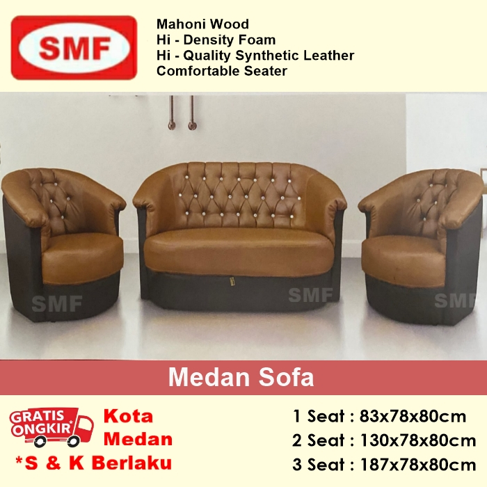 SOFA SET 3.2.1 - SOFA MINIMALIS - SOFA TAMU - MEDAN