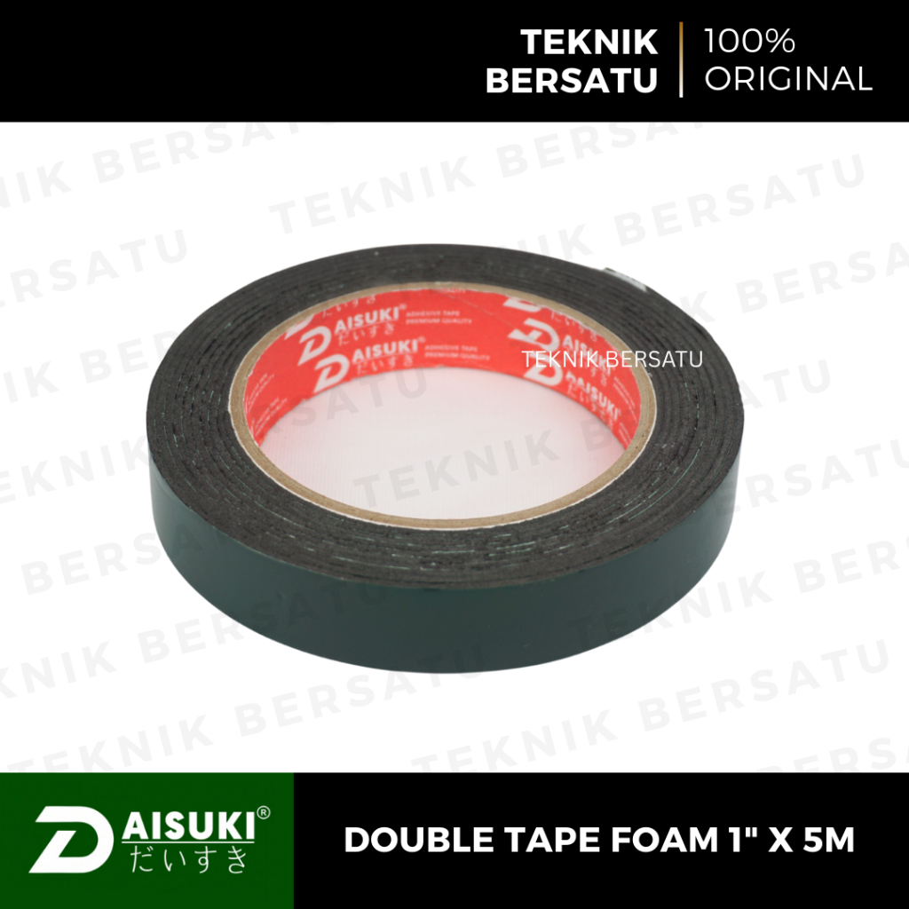 

DAISUKI Double Tape Foam 1 Inch x 5 Meter / Double Tape Busa