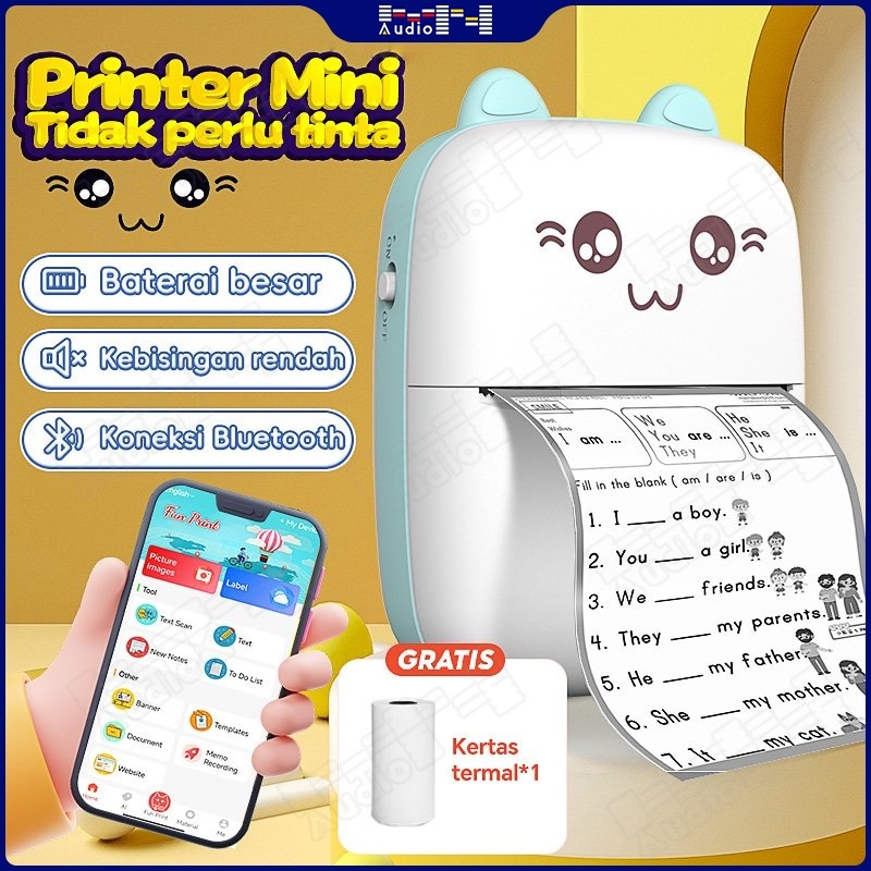 

[Mengirim dalam 24 jam]C9 Printer Mini Portable Label Thermal Memo Receipt Printer Bluetooth Mesin Cetak Foto Mini Bluetooth