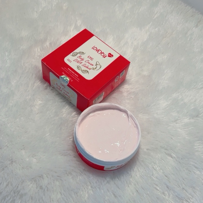 (Cream Badan) LYG Body Cream DNA Salmon 100gr  Love You Glow