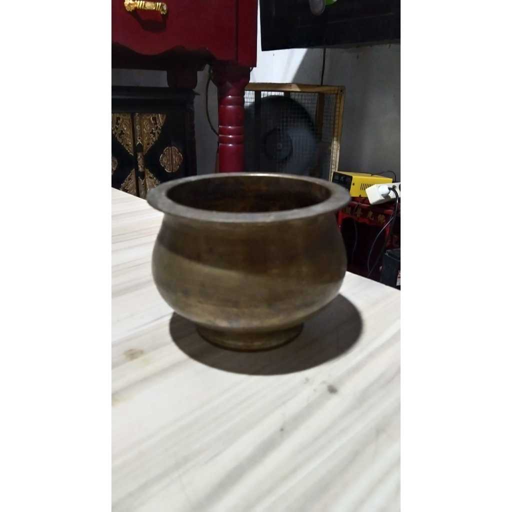 Tempat Dupa Hiolo Kuningan Kuno Jadul Antik