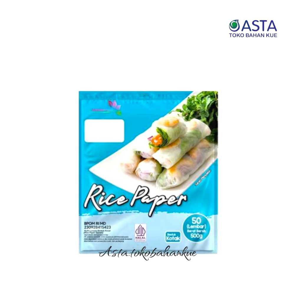 

Rice Paper Kotak 100 Gr (isi 10 lembar) dan 200 Gr (isi 20 lembar)