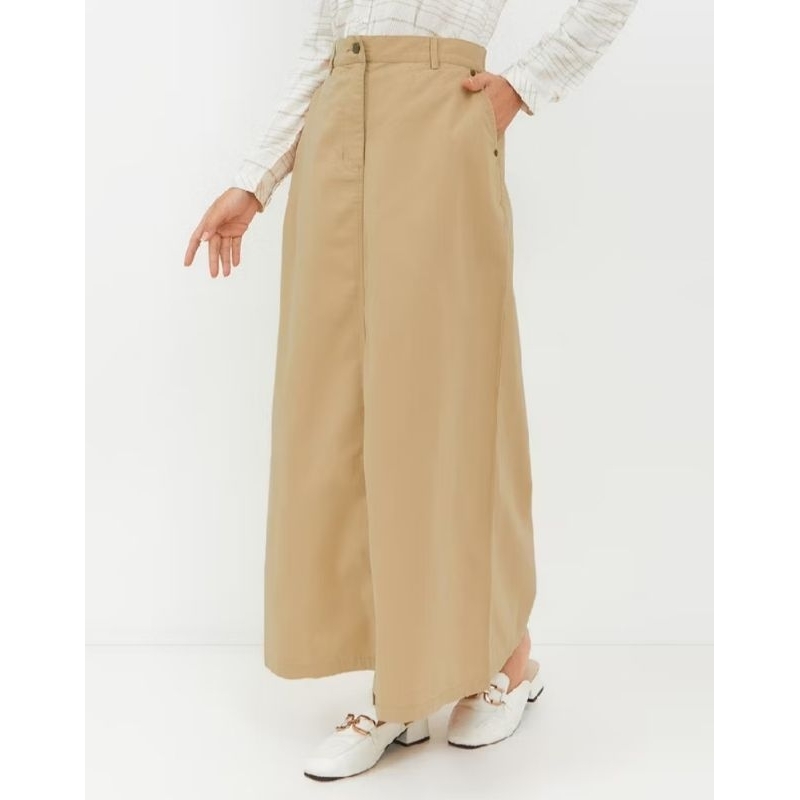 Rok geela carila latte skirt-rok geela wanita panjang