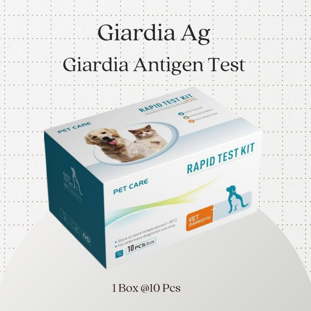 Test Kit Giardia Ag - Alat Test Giardia Kucing Anjing
