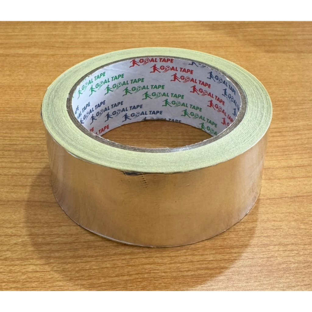 

Lakban Panci Aluminium Foil / Tape Tahan Panas Jumbo 2” Inch 40mm x 18 Yard