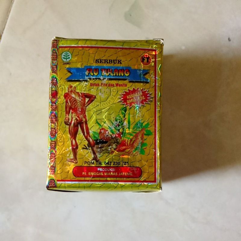 jamu flu tulang serbuk 12sct