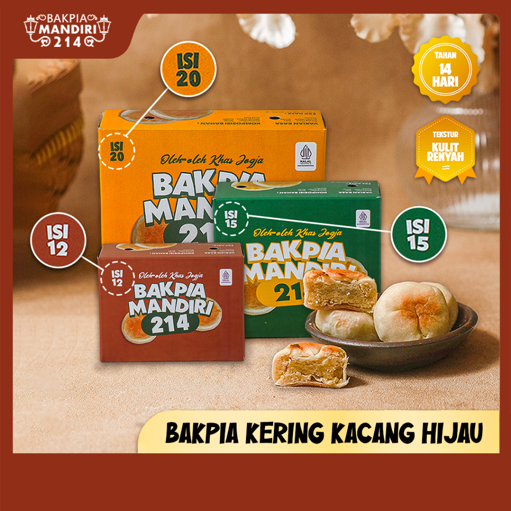 

BAKPIA KACANG HIJAU (KERING)