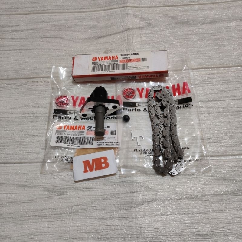 Tonjokan keteng set rantai keteng yamaha Byson karbu/fi