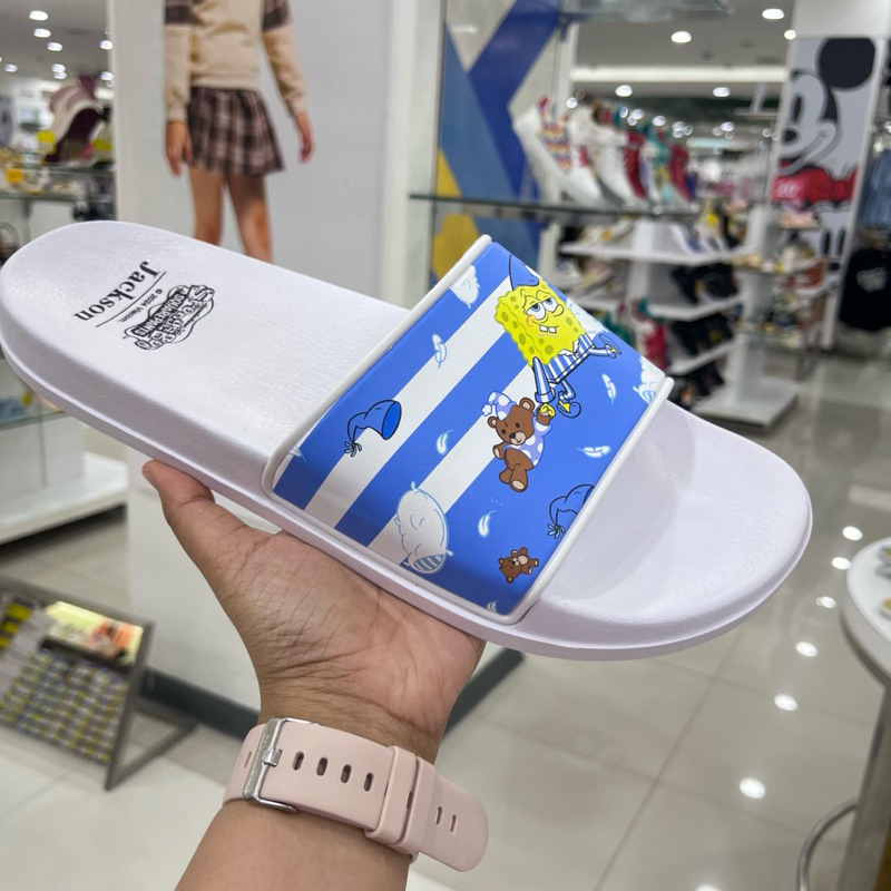 Sandal Slide Pria Jackson X Spongebob Edition | Sandal Pylon super ringan Jackson