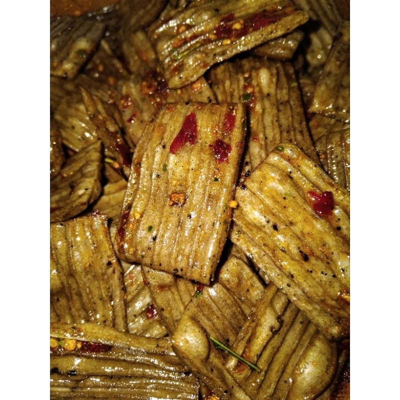 

seblak kering,seblak kerupuk jengkol pedas,gurih,nikmat dengan bumbu daun jeruk