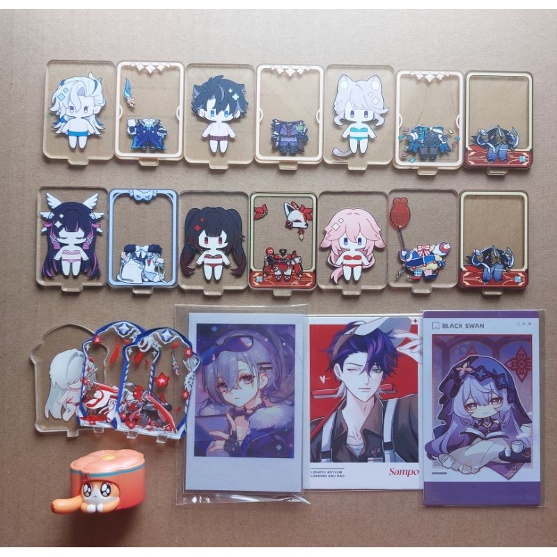 HSR Genshin Merch Soiheo Dress Up Standee, Polaroid, Lannitae, Ruan Mei Creation