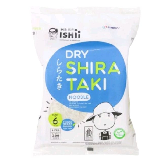 

Dry Shirataki - Mie Kering Shirataki low carb 250gr keto friendly