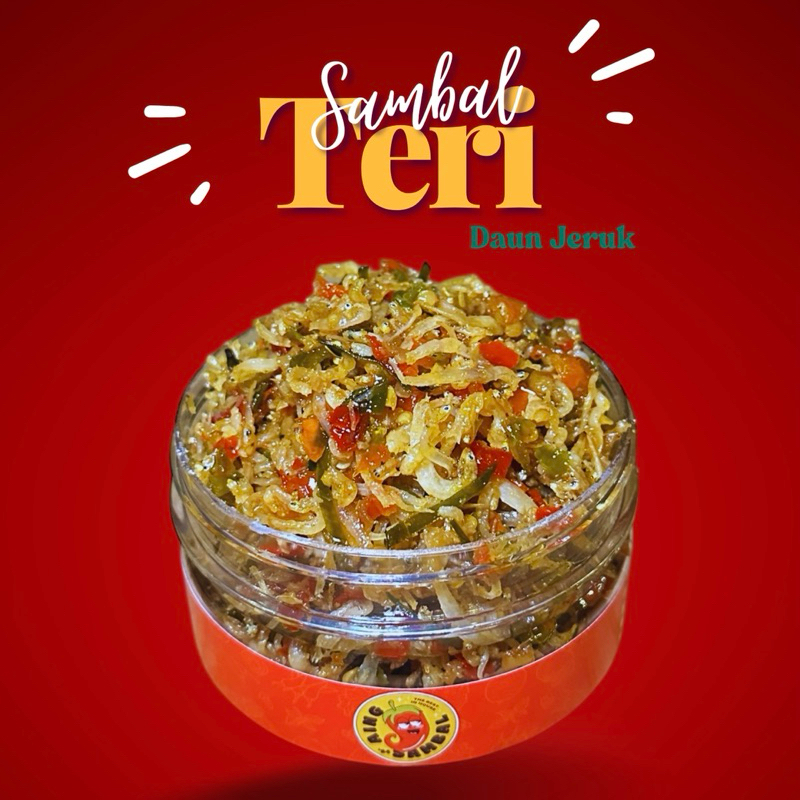 

Sambal Teri Daun jeruk 200gr