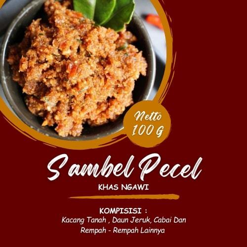 

Sambel Pecel Asli Ngawi 100g Tanpa Bahan Pengawet Bumbu Kacang Sangrai