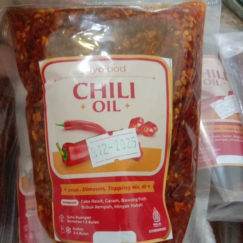 

Chili Oil Kasar Berat 250gr