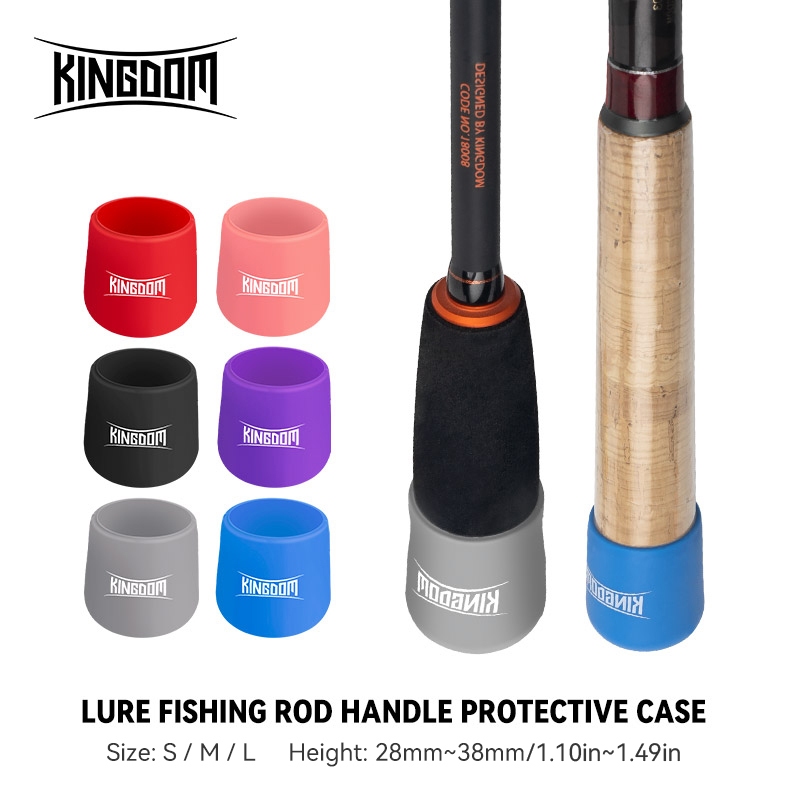 Kingdom Fishing Rod Handle Protective Case gel Lure Rod Bottom Protector Bait Casting spinning harua