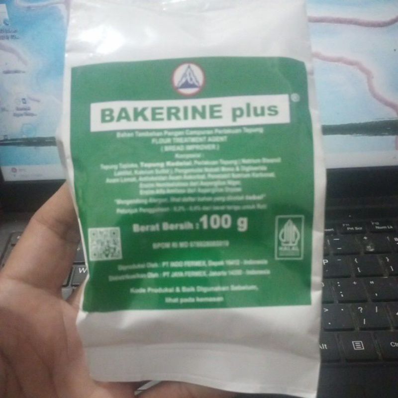 

bakerine plus biang roti bread improver 100gram KEMASAN