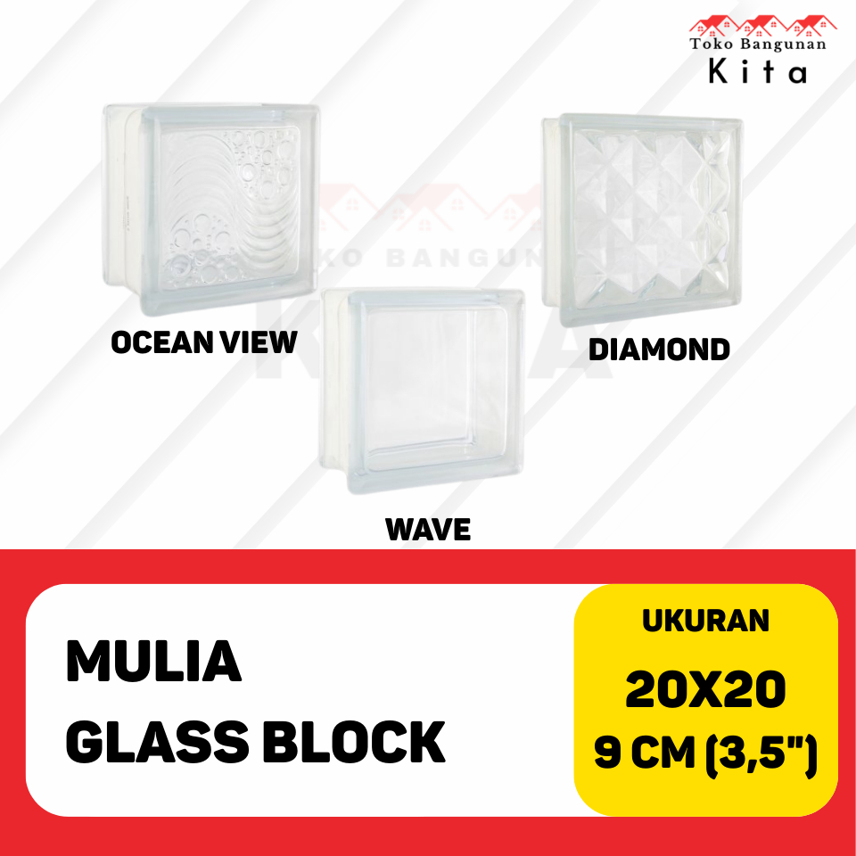 Mulia - Glass block (20x20)