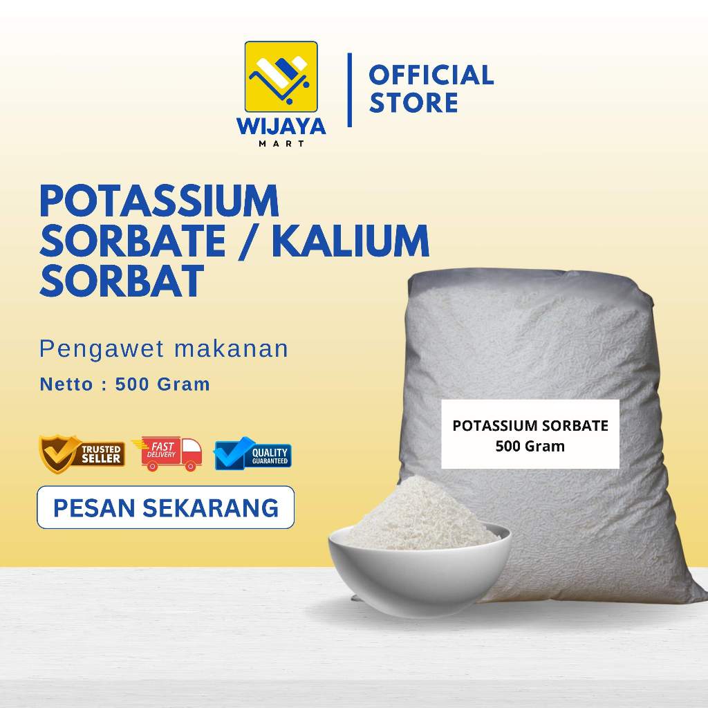 

Pota-ssium Sorbat Food Grade 500 Gram