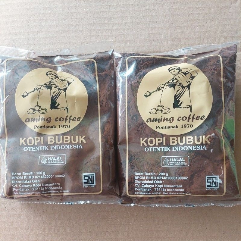

Kopi Aming 200 Gr Khas Pontianak Original