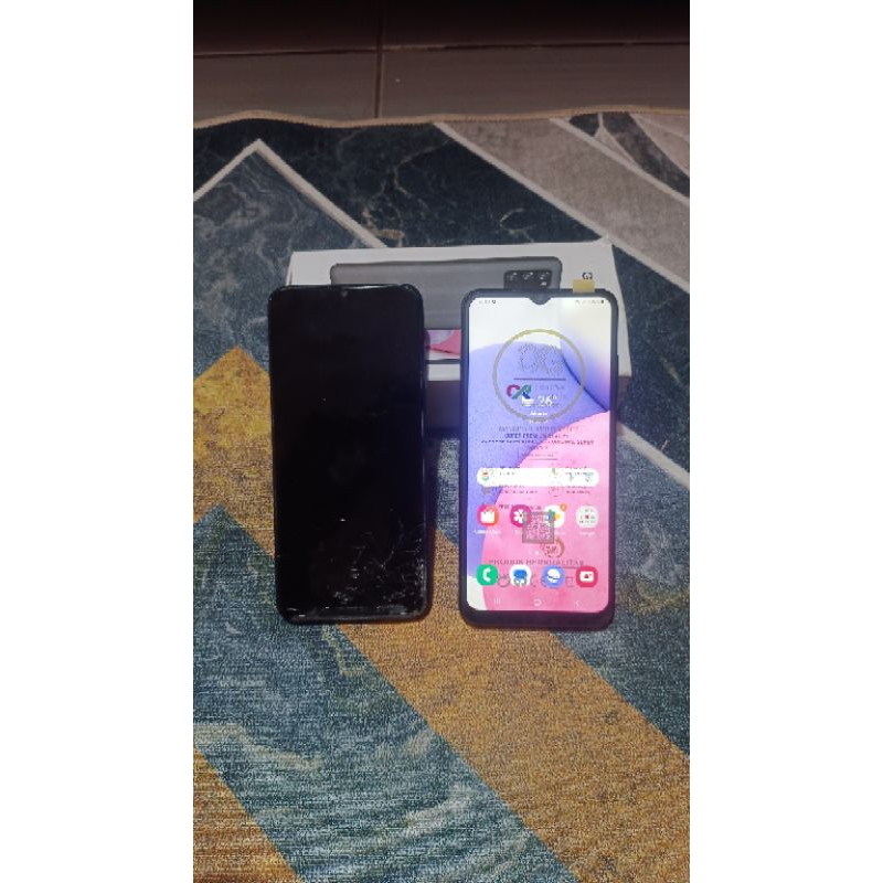 Unit hp Samsung a03s 4/64 minus lcd tester pin/ akun sudah kami hapus
