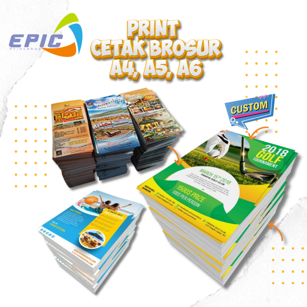 

Cetak Brosur A5, A4, A6 Lipat 3 Full Color | 1 Hari Jadi | Bisa Custom Desain | Mulai 100 Lembar