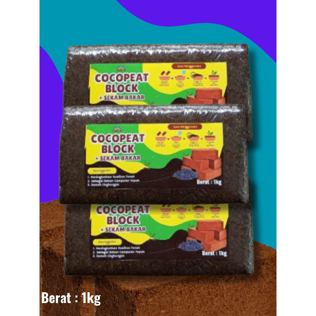 TERBAIK  Cocopeat Serbuk, Cocopeat Sulcata, Cocopeat Termurah