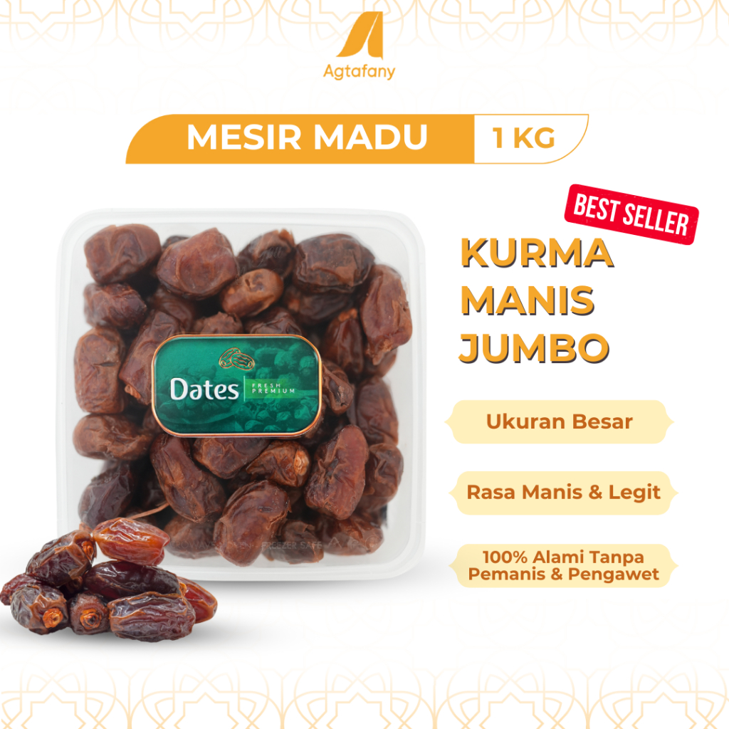 

Kurma Mesir Madu 1 Kg Premium Manis Dates Original Oleh Oleh Haji dan Umroh