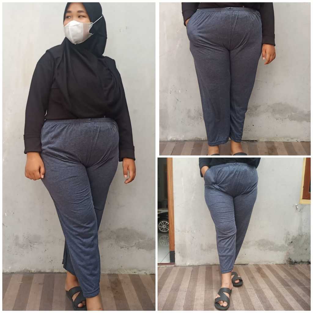 Celamis Legging polos TR JUMBO | Celana tidur panjang | Inner Gamis Jumbo