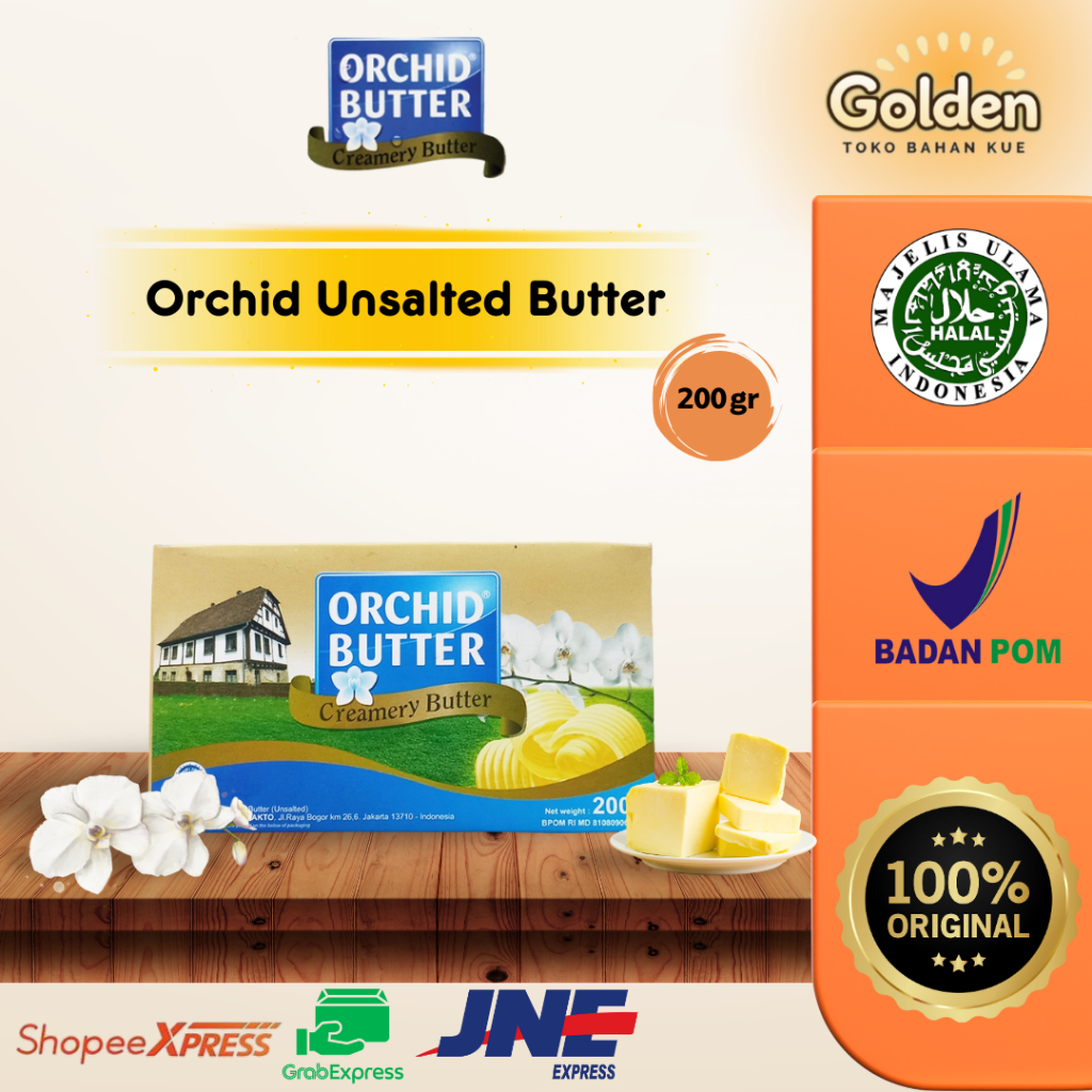 

Orchid Butter Unsalted 200 gr Original