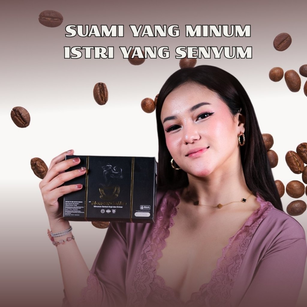 MONCER 2 Box Isi 16 Sachet Minuman Kopi Herbal ORIGINAL