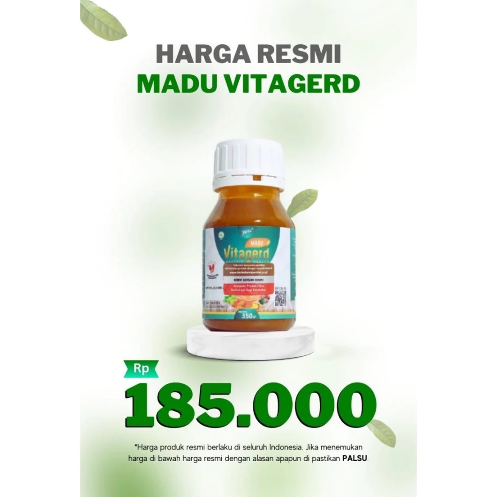 

Madu Vitagerd Asli 100% Original Madu Gerd & Asam Lambung