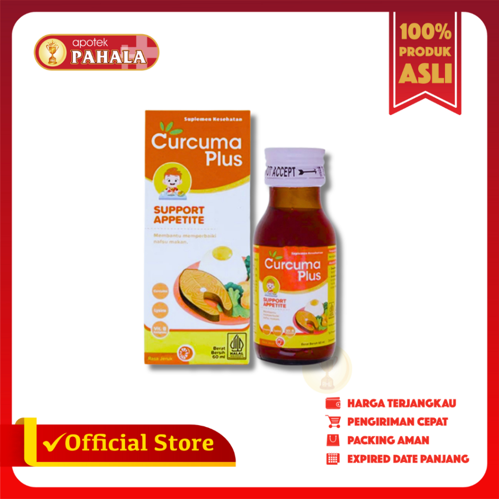 CURCUMA PLUS SUPPORT APPETITE | MENAMBAH NAFSU MAKAN ANAK