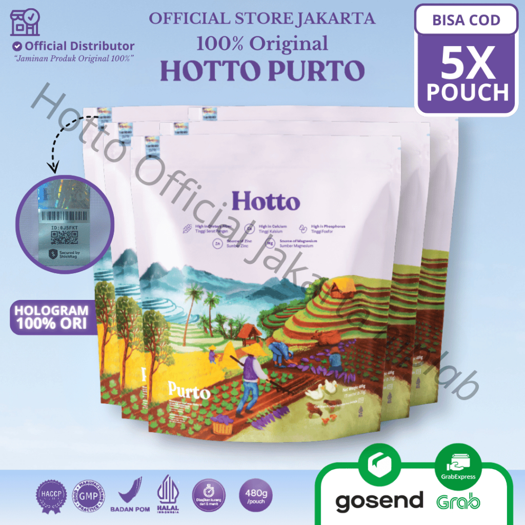 

DISKON BUNDLING!! Hotto Purto 5 Pouch (80 sachet)