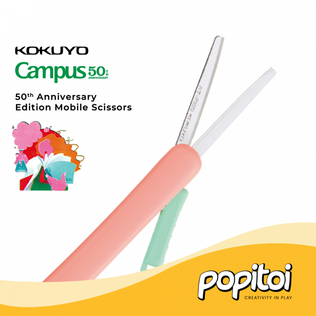 

Kokuyo 50th Anniversary Mobile Scissors Gunting Mini Lipat Portable Saxa Poche