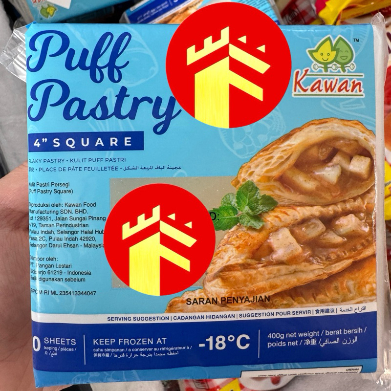 

KAWAN PUFF PASTRY 400 GR 10 LEMBAR DANISH