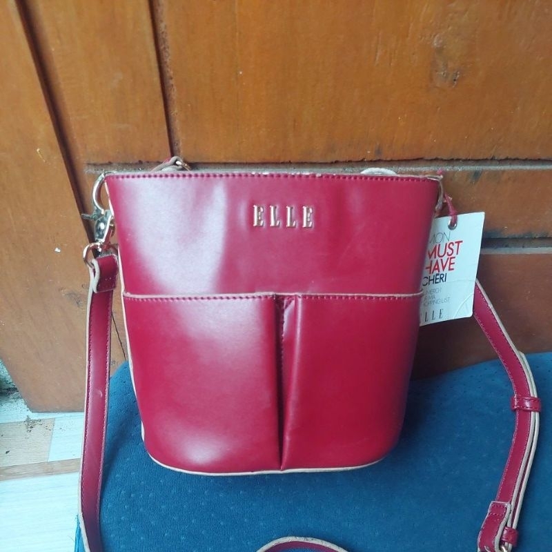 elle bag  bucket sling bag new rijek