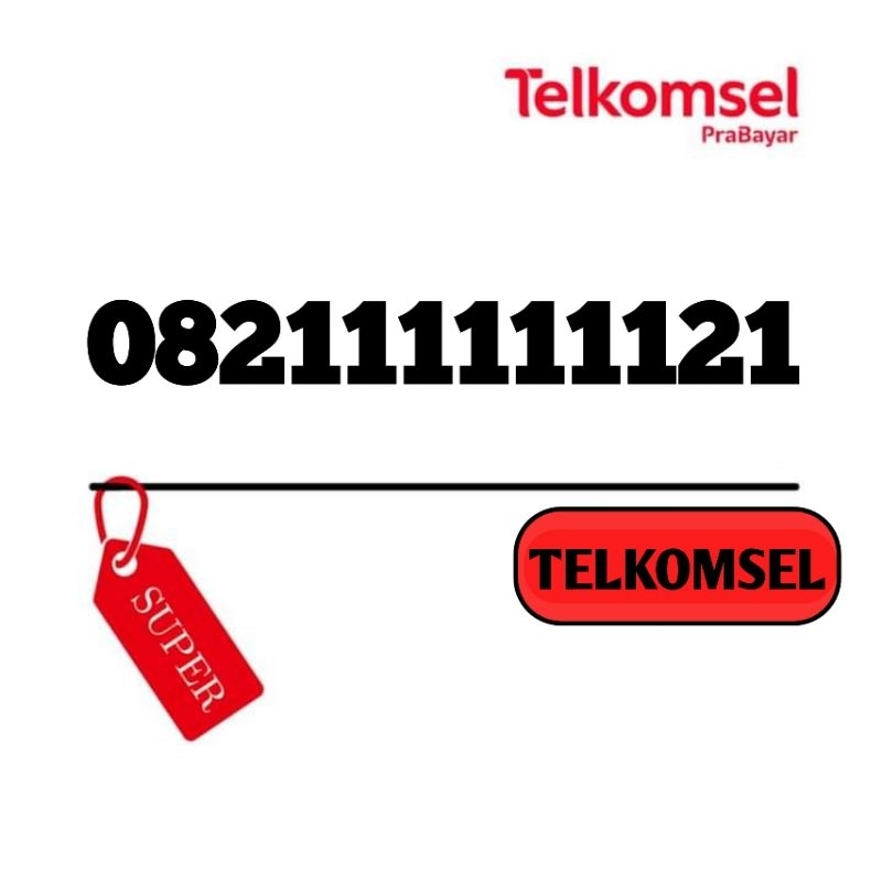 KARTU PERDANA NOMOR CANTIK TELKOMSEL PRABAYAR 4G 5G SUPER HEXA SAPTA 1111111 2222222